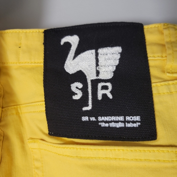 FREE PEOPLE x Sandrine Rose Yellow Jeans - Picture 7 of 8